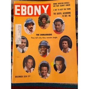 December 1976 Ebony MagazIne  with Featured Cover, “The Unmarrieds